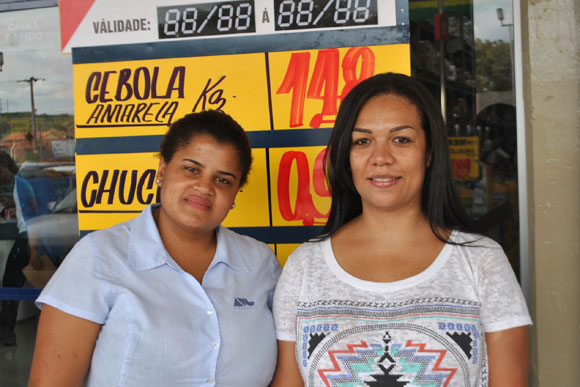 Lumara e Patrícia foram as ganhadoras desta promoção / Foto: Nayara Souza