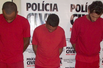 Alguns dos suspeitos presos na operação / Foto: Divulgação