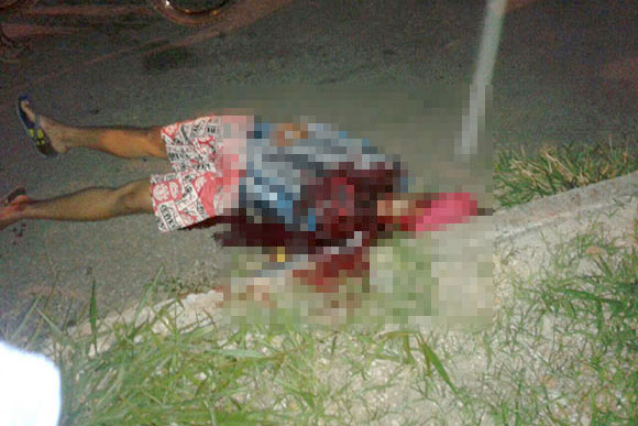 Plínio foi atingido por sete tiros e morreu no local / Foto: WhatsApp
