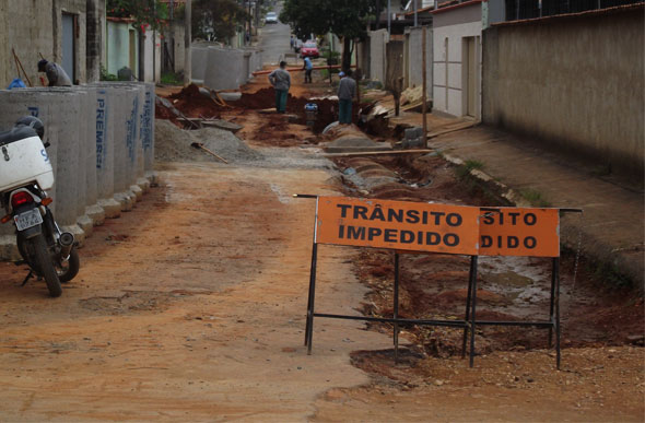 Rua Celso Machado, bairro Emília / Foto: Prefeitura Municipal de Sete Lagoas