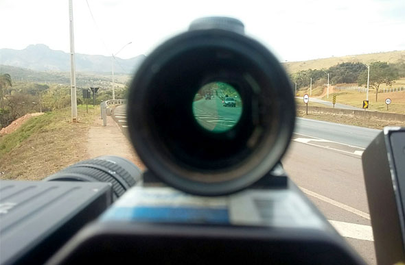 Radar utilizado pela Polícia Rodoviária Federal/Foto: PRF