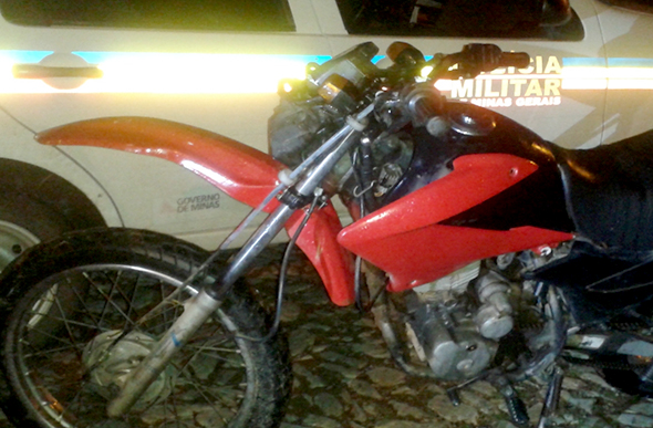 Recuperada motocicleta roubada / Foto: Divulgação