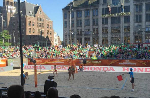 Mundial de vôlei de praia na Holanda / Foto: Divulgação