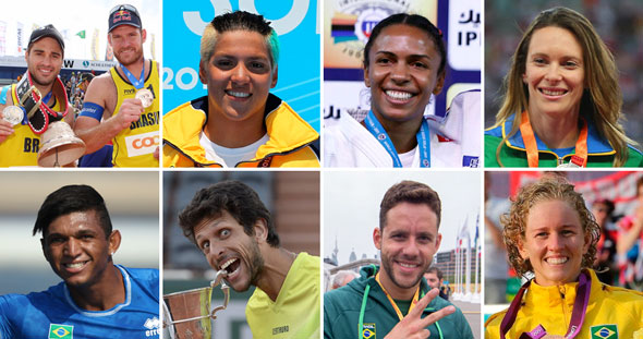 Escolha o seu atleta preferido e compartilhe a enquete com seus amigos / Foto: Ascom Time Brasil 
