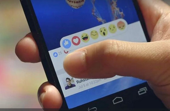 Emoticons começam a ser testados no Facebook / Foto: reprodução vídeo facebook