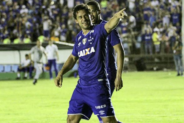 Fred marca seu primeiro com no retorno para o Cruzeiro/Foto: EM