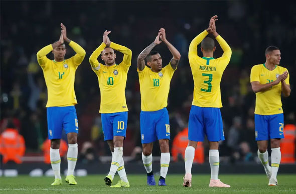 Foto: David Klein / Reuters/ Em amistoso bem morno, a Seleção Brasileira venceu o Uurguai por 1 a 0 com um gol de pênalti convertido por Neymar