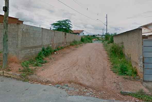 Crime aconteceu na Rua das Aroeiras, em Baldim / Foto: Google Maps / Ilustrativa