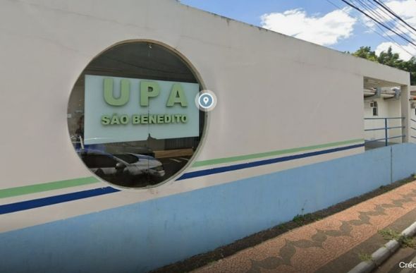 A vítima deu entrada na UPA São Benedito e acionou a polícia - Google Street View