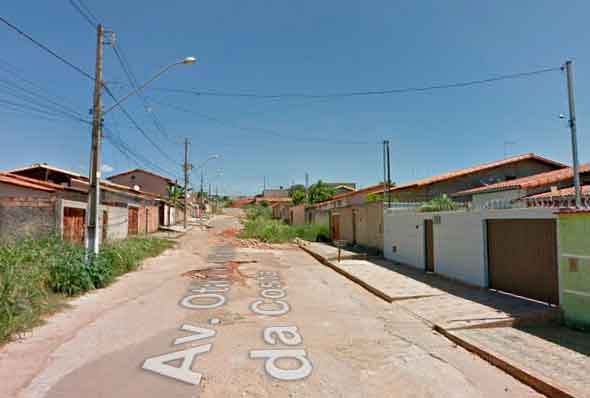 Foragida foi capturada na Rua Otávio Ribeiro da Costa / Foto: Google Maps / ilustrativa