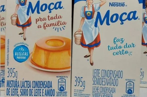 Nestlé justifica que embalagens são diferentes e que deixa claro que novo produto é mistura láctea — Foto: Reprodução / Twitter