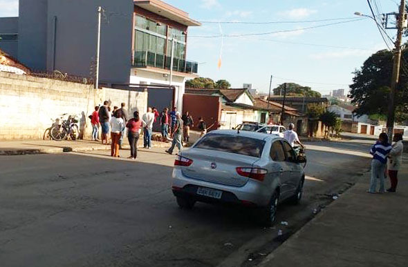 O crime aconteceu no centro de Matozinhos./ Foto: Reprodução/Redes sociais