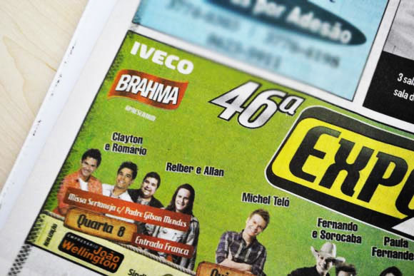 Anúncio veiculado em jornal da cidade nesta semana / Foto: Sete Lagoas.com.br