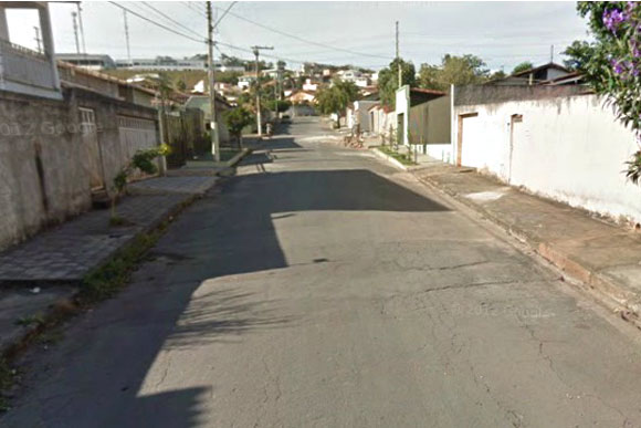 Incêndio aconteceu na rua Rio Taquaril / Foto: Google Street View
