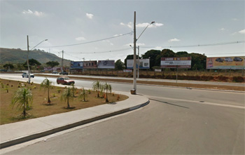 Bairros situados próximo ao Shopping Sete Lagoas poderão ficar sem abastecimento de água nesta terça - Imagem: Google Street View