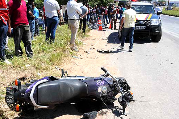 Motociclista morreu no acidente / Foto: Em.com.br