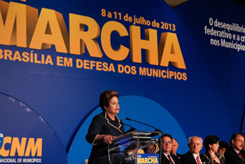 Presidente anunciou verbas no município / Foto: Agência Brasil