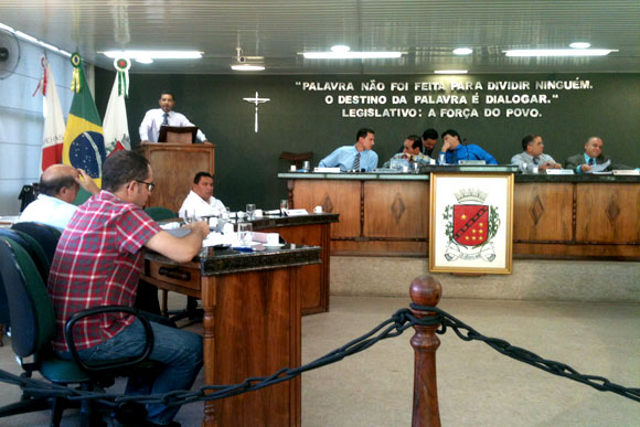 Apenas quatro vereadores foram contrários ao projeto / Foto: Marcelo Paiva