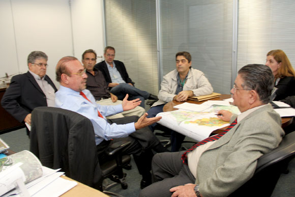 Secretários acompanharam Marcio Reinaldo no encontro / Foto: Divulgação