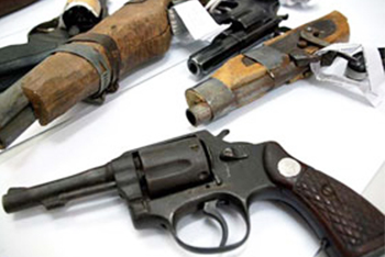 Armas e munições encontrada na residência de Ramon / Foto Ilustrativa: Google