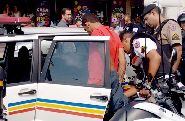 Guilherme R.B foi preso e confessou participação em outro assalto/Foto: enviada via Whatsapp