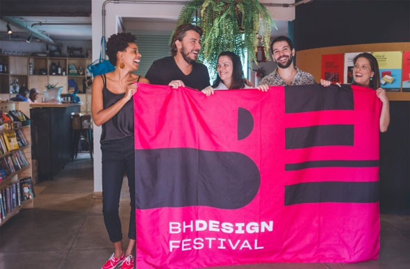 Foto: Divulgação / Programação de 12 dias percorrerá diferentes pontos da cidade; bandeira levantada pelo evento é o design produzido em BH