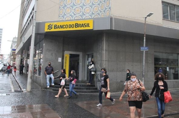 Fachada da agência do Banco do Brasil em Campinas (SP) onde uma mulher levou um idoso morto para sacar a aposentadoria dele/Foto:  Luciano Claudino/Agência O Globo