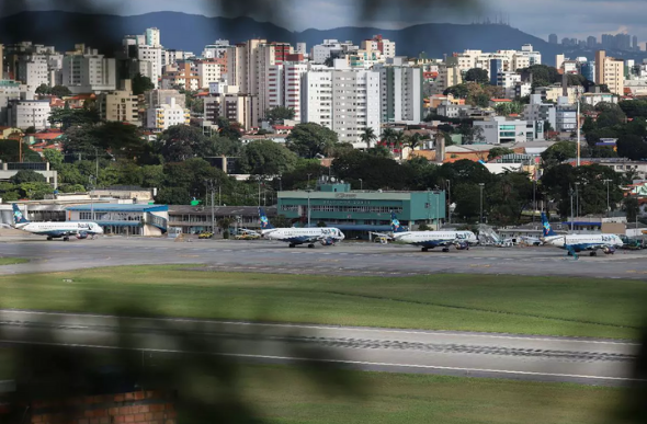 Não houve impacto nas operações do terminal -  Foto: Flávio Tavares / O Tempo