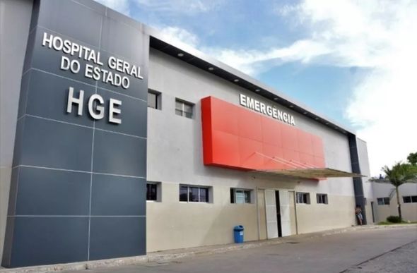 Hospital Geral do Estado de Alagoas (HGE), em Maceió — Foto: Carla Cleto