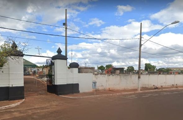 Cemitério São José, em Ituiutaba — Foto: Reprodução/Google Street View