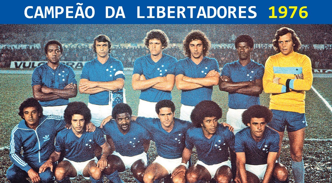 O Cruzeiro conquistou a primeira Copa Libertadores para Minas Gerais em 1976. Foto: Reprodução/Internet