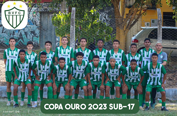 Já classificado o time Sub 17 do Bela Vista tem a melhor campanha da Copa Ouro 2023. Foto: Vic Sport Club.